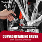 7Pcs Car Wheel Detailing Brush Kit - Soft Bristle Rim Cleaning Set