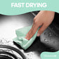 60 Pack Tear-Away Reusable Microfiber Towel Roll - Washable Kitchen Paper Towel Alternative Cleaning Rags (8"x8", Mint Green)