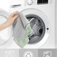 4Pcs Microfiber on a Roll Tear-Away Cleaning Towels, Reusable and Washable Cloths, for Car, House( Moss_Green)