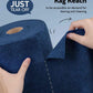Easy Tear-Away Microfiber Cleaning Roll (75-Pack) - Satisfying, Washable & Reusable - 12"x12"(Navy Blue)