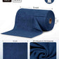 Easy Tear-Away Microfiber Cleaning Roll (75-Pack) - Satisfying, Washable & Reusable - 12"x12"(Navy Blue)
