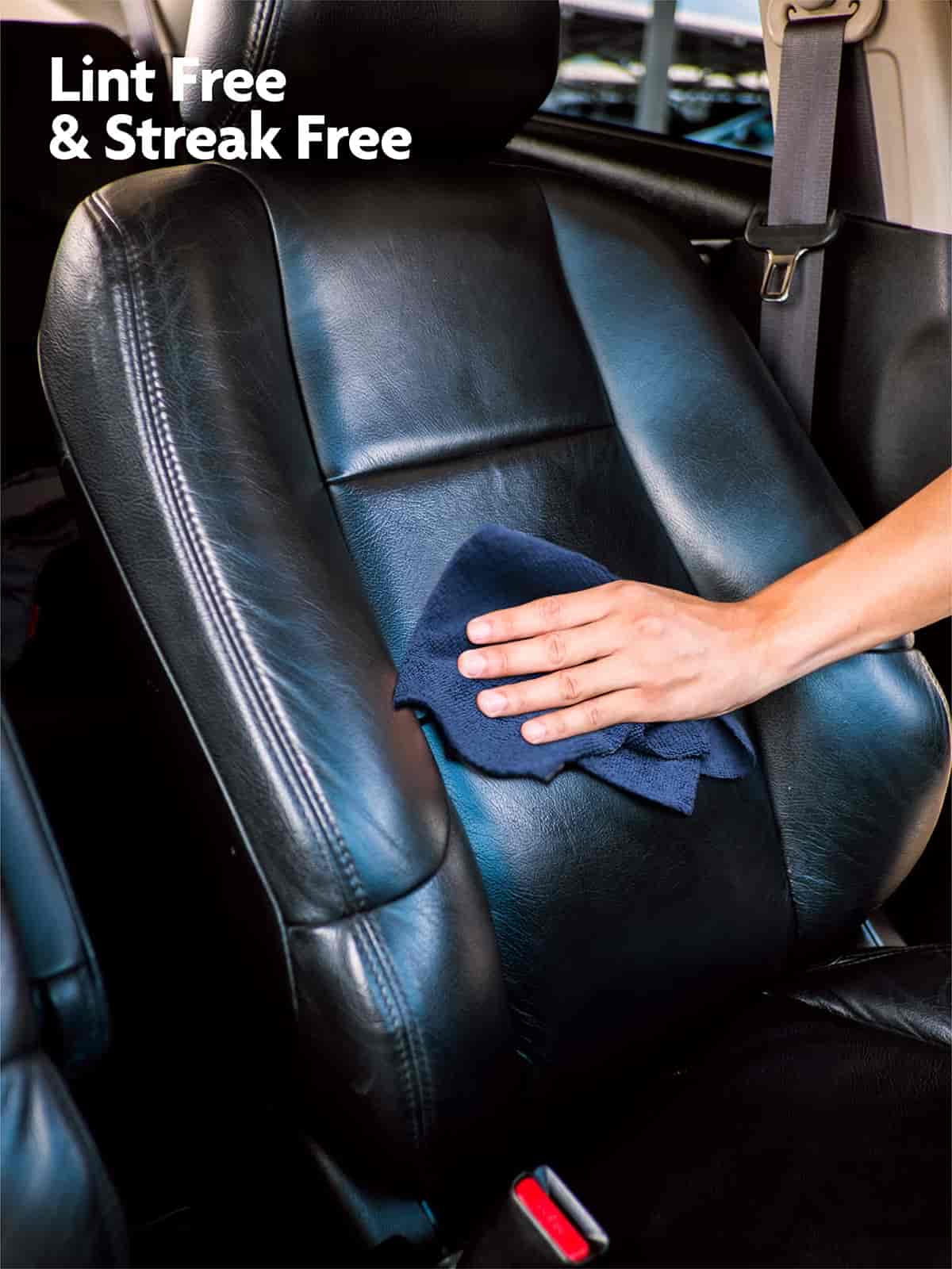 Easy Tear-Away Microfiber Cleaning Roll (75-Pack) - Satisfying, Washable & Reusable - 12"x12"(Navy Blue)
