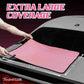 FantastiCLEAN Large Dual-Sided Car Drying Towels 2-Pack - 32"x24" Pink