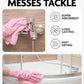 Easy Tear-Away Microfiber Cleaning Roll (150-Pack) - Satisfying, Washable & Reusable - 12"x12"(Pink)
