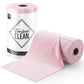 50 Pack 16" x 12" Microfiber Cleaning Cloth Roll Reusable Tear Away Microfiber Towels (Pink Ripple)