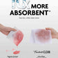 Easy Tear-Away Microfiber Cleaning Roll (675-Pack) - Satisfying, Washable & Reusable - 12"x12"(Pink)