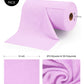 75 Pack Microfiber Cleaning Cloth Roll Tear Away Microfiber Towels 12" x 12"(Purple)