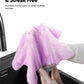 75 Pack Microfiber Cleaning Cloth Roll Tear Away Microfiber Towels 12" x 12"(Purple)