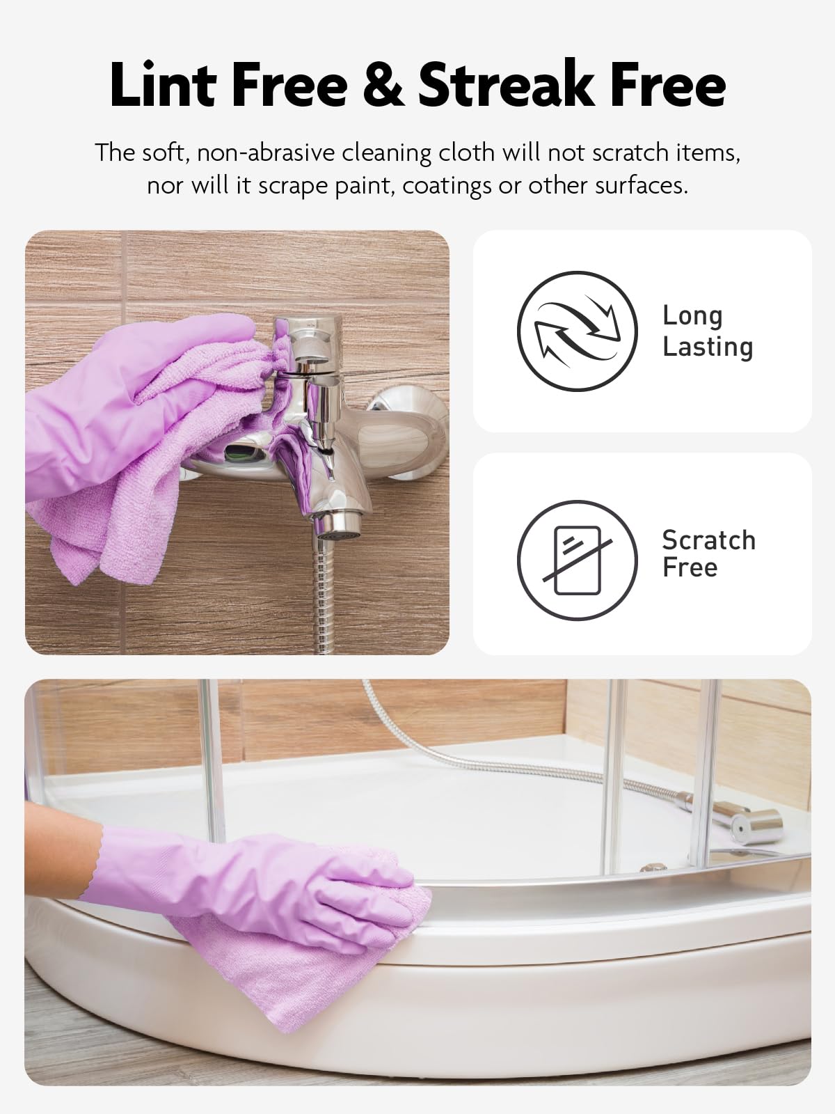Microfiber on a Roll Tear-Away Cleaning Towels, Reusable and Washable Cloths, for Car, House