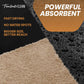 Eco-Smart Car Detailing Roll - 20 Reusable & Tear-Away Microfiber Cloths(Tan)