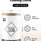 The Bulk Clean Roll | 90-Pack Reusable Easy Tear-Away Microfiber Towels(Tan)