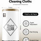 New Easy Tear-Away Microfiber Towel Roll (40-Pack) - Ultra-Absorbent, Eco-Friendly & Lint-Free - 12"x12"(TAN)