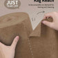 75 Pack Reusable Tear-Away Microfiber Cleaning Cloths Roll - Washable & Absorbent Kitchen Dish Towels (12"x12", Tan)