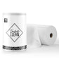 The Bulk Clean Roll | 90-Pack Reusable Easy Tear-Away Microfiber Towels(White)