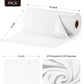 New Easy Tear-Away Microfiber Towel Roll (40-Pack) - Ultra-Absorbent, Eco-Friendly & Lint-Free - 12"x12"(White)