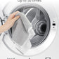 New Easy Tear-Away Microfiber Towel Roll (40-Pack) - Ultra-Absorbent, Eco-Friendly & Lint-Free - 12"x12"(White)