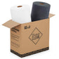 Easy Tear-Away Microfiber Cleaning Roll (150-Pack) - Satisfying, Washable & Reusable - 12"x12"(White and Dimgray)