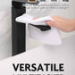 Easy Tear-Away Microfiber Cleaning Roll (150-Pack) - Satisfying, Washable & Reusable - 12"x12"(White and Dimgray)