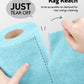 2-in-1 Eco-Roll Set | 60 Reusable Tear-Away Towels - White & Blue