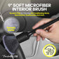 9-Piece Car Interior Detailing Brush Set - Leather & Upholstery Care Kit