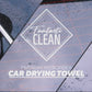 FantastiCLEAN 700GSM Reusable and Washable Cloths Microfiber Cleaning Cloth- Car Drying Towels（CMGY）